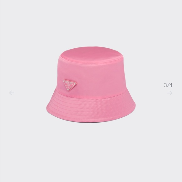Authentic Prada nylon bucket hat in pink size S - Picture 1 of 8